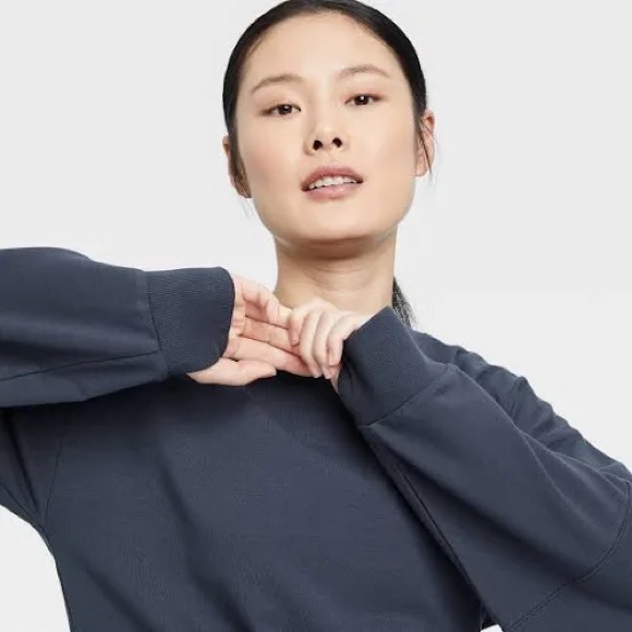 All in Motion French Terry sweatshirt. Slate color. - Picture 2 of 7